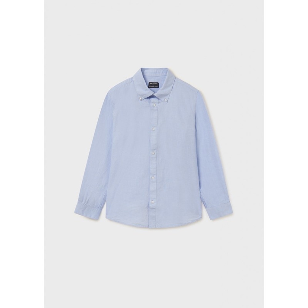 Mayoral Sky Blue Kids Button Down Shirt